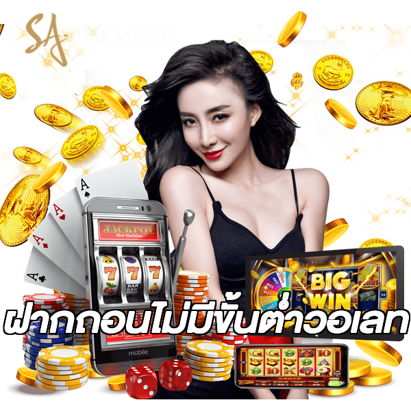 ฝากถอนไม่มีขั้นต่ําวอเลท